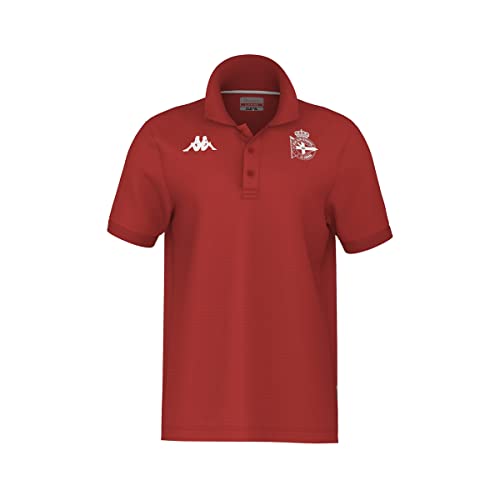 Kappa T-shirt męski, czerwony/biały, XL