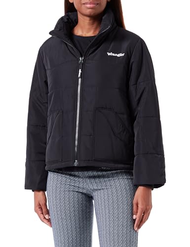 Wrangler Damska kurtka puchowa Western, czarny, M