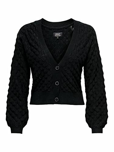 ONLY Damski sweter Onlgillie L/S Cardigan KNT Noos, czarny, XXL