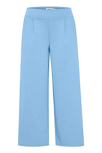 ICHI Damskie spodnie IHKATE SUS Wide PA luźne spodnie, 164132/Little Boy Blue, S, 164132 / Little Boy Blue, S