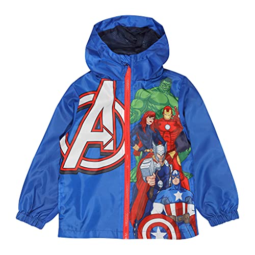 Marvel Avengers składane logo i postacie dziewczęce deszcz Mac | oficjalny produkt | płaszcz Avengers, Iron Man Captain America, pomysł na prezent dla dziewcząt