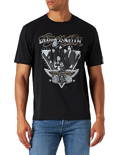 Replay Męski T-shirt, 098 BLACK, XXL