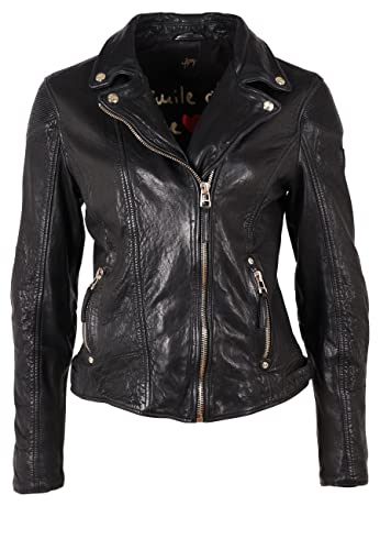 Gipsy Damska kurtka skórzana Gwraizel W22 Lacav, czarna, L, Czarny, L