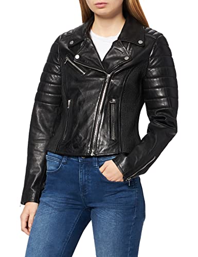 Freaky Nation Cool Biker-Fn damska kurtka skórzana, czarny, XL
