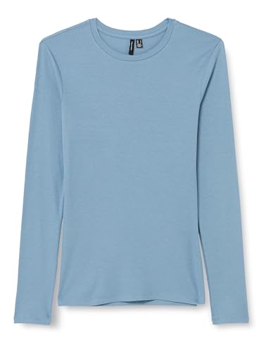 VERO MODA Vmroma Ls Slim Top JRS Noos damska koszulka z długim rękawem, coronet blue, L
