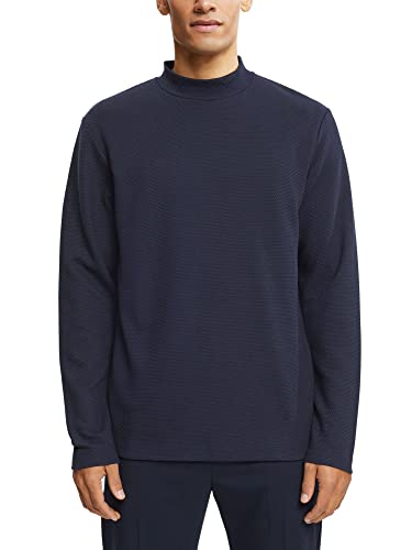 ESPRIT Collection Męski t-shirt 112EO2K302, 400/NAVY, XXL