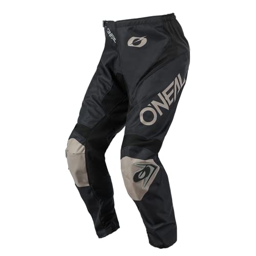 O'NEAL | Spodnie motocrossowe | MX Enduro | Maksymalna swoboda ruchów, oddychająca i trwała konstrukcja, podszewka przepuszczająca powietrze | Spodnie Matrix Ridewear | Dorośli | Czarny Grey | 30/50