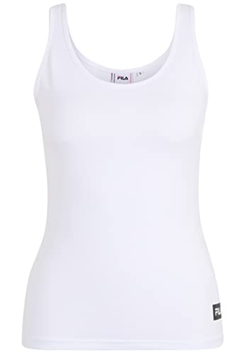 FILA Damska koszulka Borovo na ramiączkach/Cami Shirt, Bright White, XS