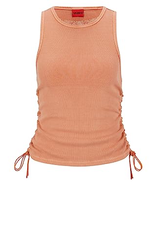 HUGO Damska koszulka Dalexandra_1 Jersey_top, Open Orange899, XL, Open Orange899, XL