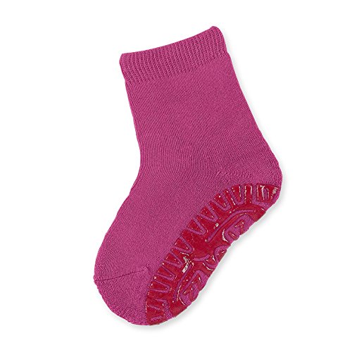 Sterntaler Calzini Con Suola Antiscivolo FLI Miękkie Gładkie Skarpety Dziewczynka, Fioletowy (Magenta 745)