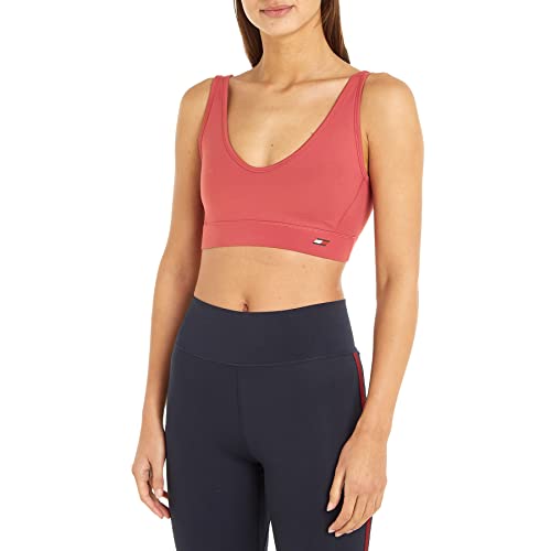Tommy Hilfiger Damski biustonosz z otwartym dekoltem, Malina matowa, S