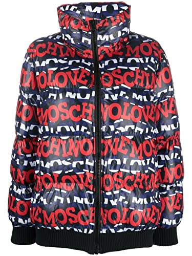 Love Moschino Technical Fabric Allover Printed. Kurtka damska, STRIPES, M