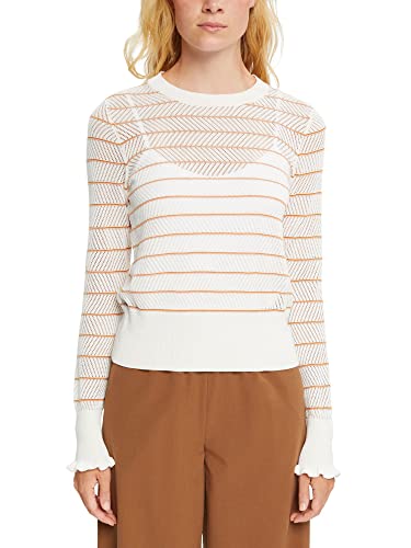 edc by ESPRIT Damski sweter 082CC1I310, 710/HONEY Yellow, XXL