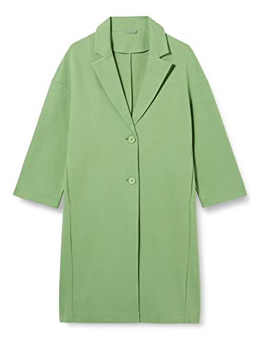 United Colors of Benetton Płaszcz damski 28mvdn00e, zielony 2K7, M, Zielony 2K7, M