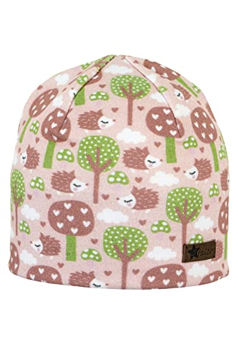 Sterntaler Beanie Mütze Bäume, Czapka dziewczęca, Rosa, Różowy