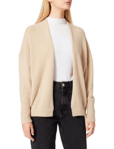 BOSS Damski sweter C_falesca kardigan, Jasnobeżowy277, XXL