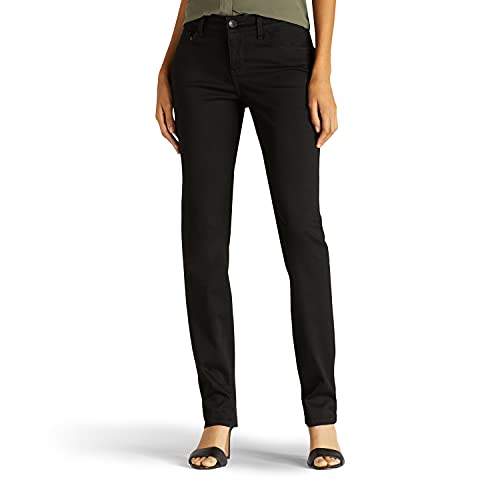 Lee Dżinsy damskie, Czarny Jet Black, 50