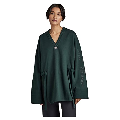 G-STAR RAW Damska bluza z długim rękawem, zielona (laub D163-4287), XS