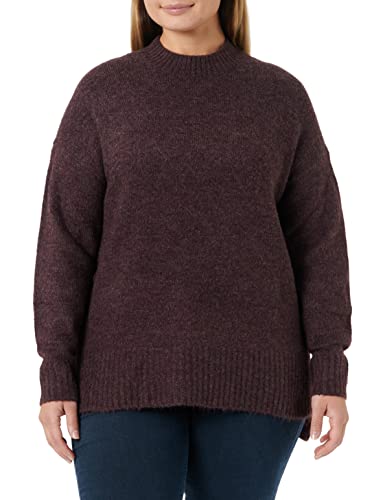 VERO MODA Damski sweter z dzianiny VMLEFILE Oversize Boxy Blouse GA NOOS, ciemnoczerwony, L