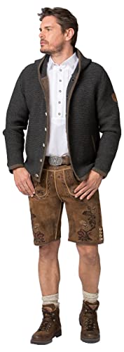 Stockerpoint Kurtka męska Alex z dzianiny, antracyt, standardowa, antracytowy, jeden rozmiar