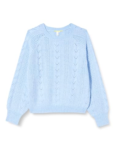 s.Oliver Sales GmbH & Co. KG/s.Oliver Damski sweter z dzianinowym wzorem, sweter z dzianiny, niebieski, S