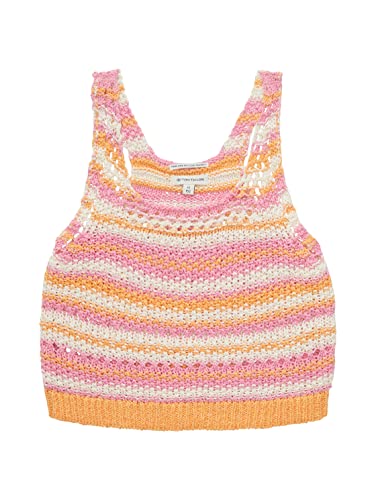 TOM TAILOR Dziewczęcy dziecięcy top z dzianiny w paski, 31698 - Multicolor Knit Stripe, 140 cm