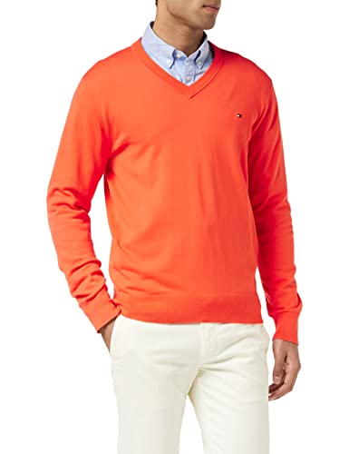 Tommy Hilfiger Sweter męski, Koral hawajski, S