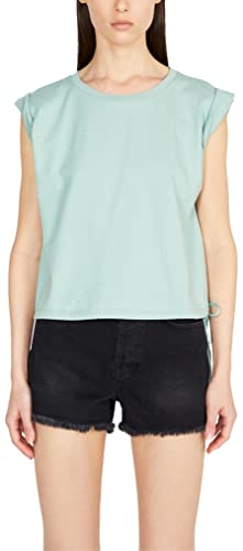 Sisley T-shirt damski, Aqua 18e, L