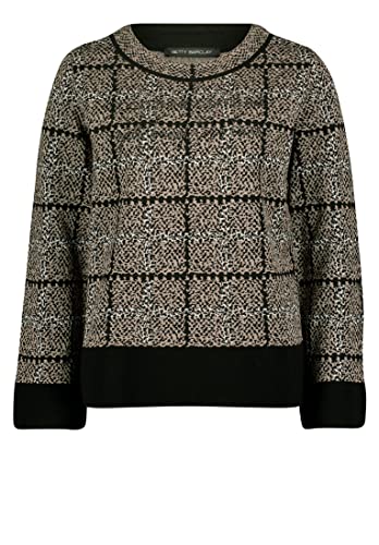 Betty Barclay Damski sweter 5754/1175, szarobrązowy/czarny, 48 (DE)