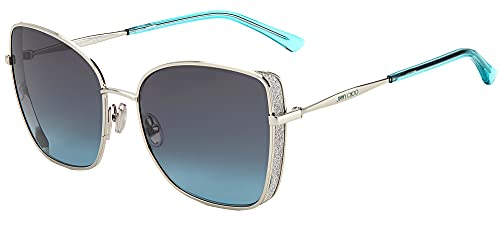 Jimmy Choo ALEXIS/S Okulary Przeciwsłoneczne Palladium/Blue Shaded 59/18/145 donna