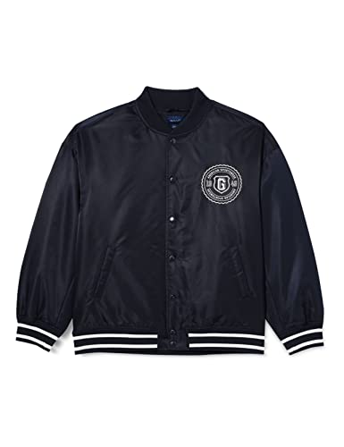 GANT Kurtka uniseks New Haven Varsity (Evening Blue), standardowa, niebieski (Evening Blue), 158-164