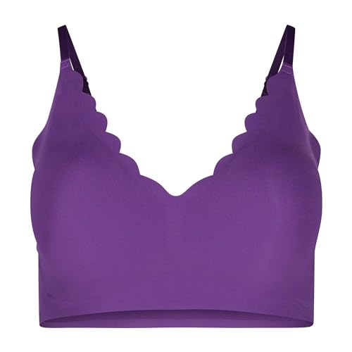 Skiny Damski biustonosz wyjmowane wkładki Micro Essentials, ametyst