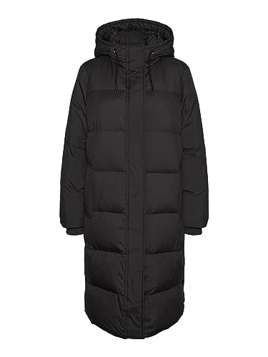 VERO MODA Płaszcz damski Vmericholly Long Down Jacket Noos, czarny, M