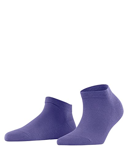 FALKE Kobiety Skarpety do trampek Family W SN Zrównoważona Bawełna krótkie jednokolorowe 1 Para, Fioletowy (Rich Purple 8305), 35-38