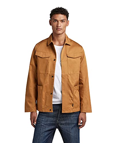 G-STAR RAW Męska kurtka Chore Overshirt, brązowy (Chipmunk D22936-c962-3886), S