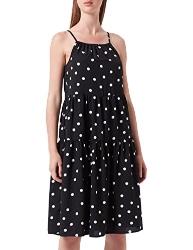 Only Onlzora Life S/L B. K. Sukienka Noos Ptm damska, Czarny/Aop:pernille Dot, XS