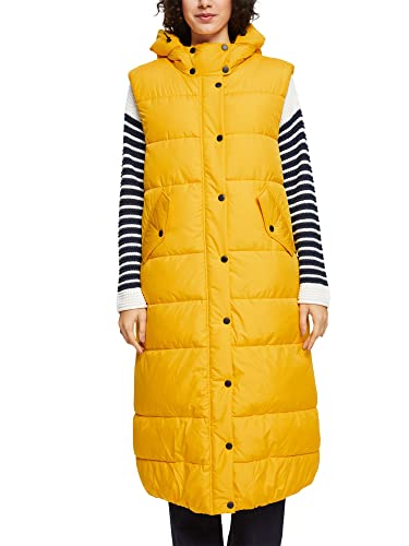 edc by ESPRIT Kamizelka damska, 730/Sunflower Yellow, XXL