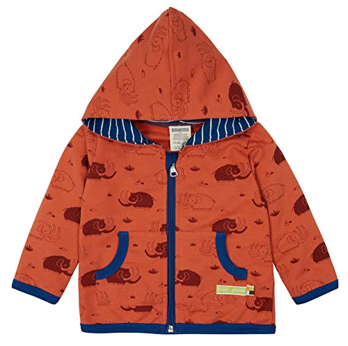 loud + proud Kurtka dziecięca, unisex, certyfikat GOTS, Cinnamon, 134/140
