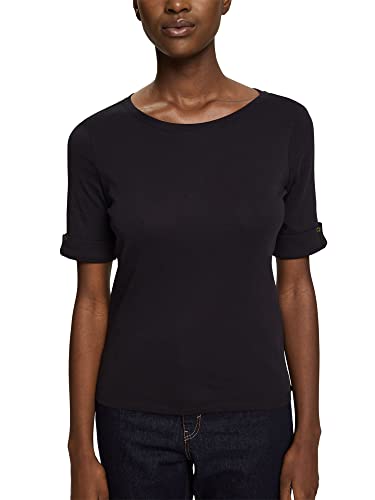 ESPRIT Collection Koszulka damska, 001/Black, XL