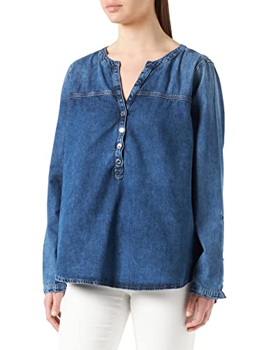Street One Bluzka damska, Mid Indigo Wash, 34