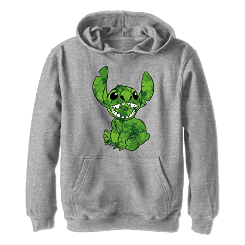 Disney Chłopięca bluza z kapturem Stitch Clover Fill, Sportowa wrzosowa, XL