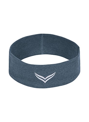 Trigema 302007 opaska na czoło dla chłopców, niebieski (Jeans-melange 643), jeden rozmiar