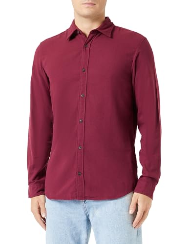 Bestseller A/S Męska koszula Jjplain Fall Solid Shirt Ls, Port Royale, M