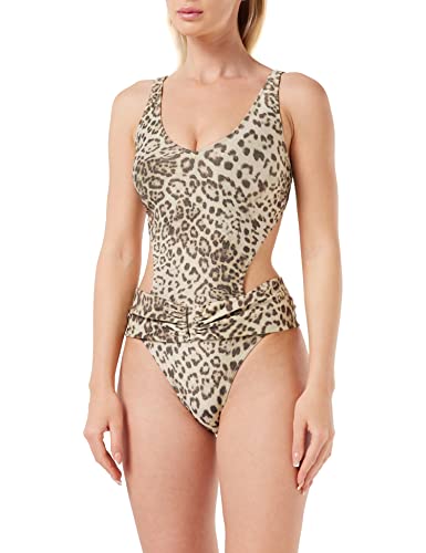 Dagi Damski strój kąpielowy High Fashion, Monokini Mayokini One Piece, brązowy, 36