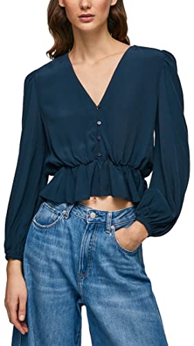 Pepe Jeans Damska koszulka Edita, Dulwich, L, Dulwich, L
