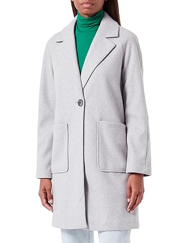 Bestseller A/S Damski płaszcz ONLNEWVICTORIA Life Coat OTW NOOS, Steeple Gray/Detail:Melanż, M, Steeple Gray/Detail:MELANGE, M