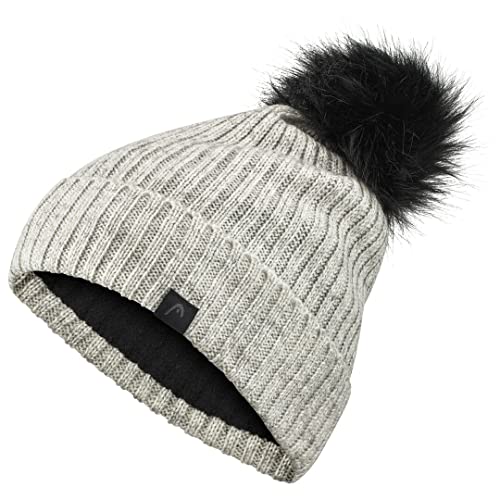 HEAD Damska czapka beanie Frost, biała, jeden rozmiar, biały, Rozmiar uniwersalny