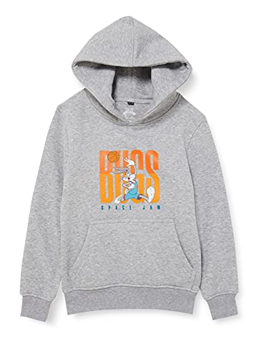 Mister Tee Chłopięca bluza z kapturem dla dzieci Space Jam Bugs, Szary (Heather Grey), 146-152