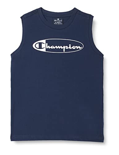 Champion Boy's Legacy Graphic Shop S/L tank top, granatowy, 5-6 lat