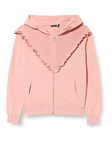 IKKS Junior Sweter dziewczęcy kardigan, Pudrowy róż, 4 lat